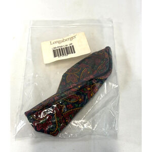 1999 Longaberger Father's Day Paisley Print Fabric Liner 2218760